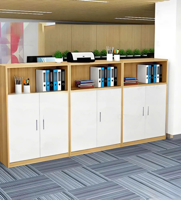 Tủ Tài Liệu Dáng Lửng Gỗ MDF - THS213