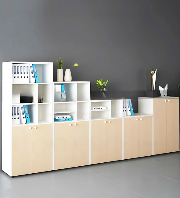Tủ Tài Liệu Gỗ Bậc Thang - THS208