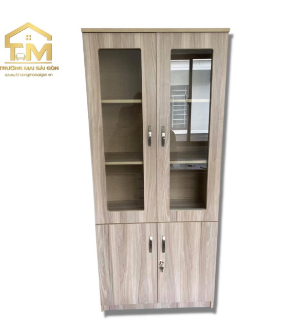 Tủ Hồ Sơ Gỗ 2 Cánh LoMin - THS280