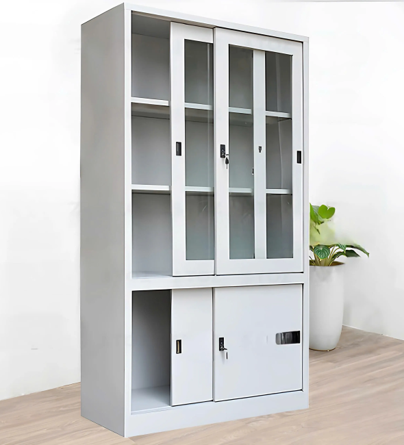 Tủ Locker Sắt 4 Cánh Cửa Trượt - TLK52