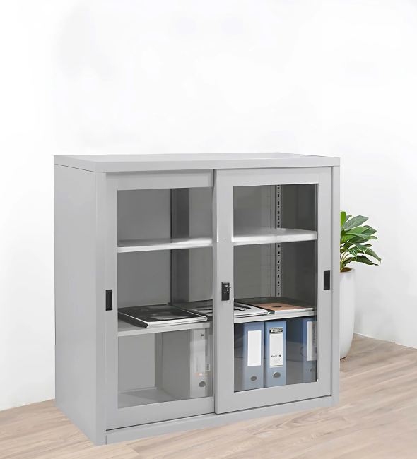 Tủ Locker Sắt Thấp Cánh Cửa Lùa - TLK55