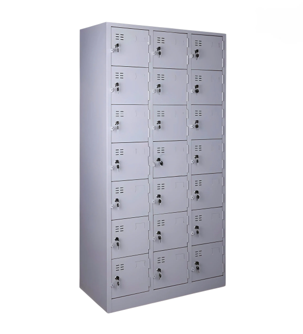 Tủ Locker Sắt 21 Ô An Toàn Bảo Mật - TLK59