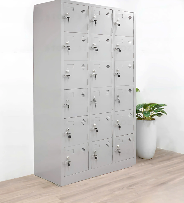 Tủ Locker Sắt Công Sở 18 Ngăn - TLK30