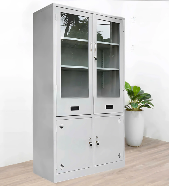 Tủ Locker Sắt 2 Cánh Kính - TLK42