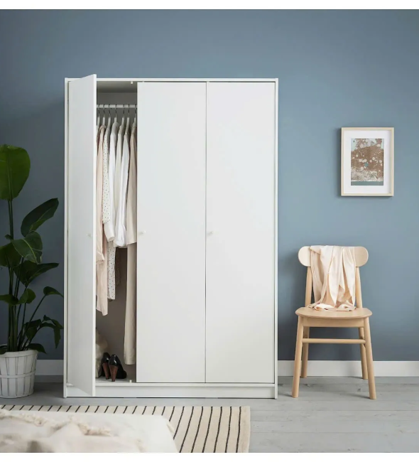 Tủ Quần Áo 3 Cánh Thiết Kế Đứng Tối Giản - TQA24