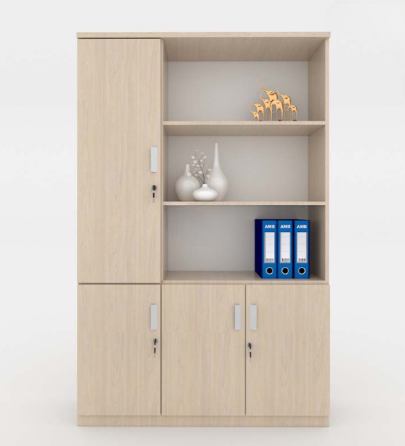 Tủ Văn Phòng Gỗ MDF Thiết Kế Đẹp - THS72
