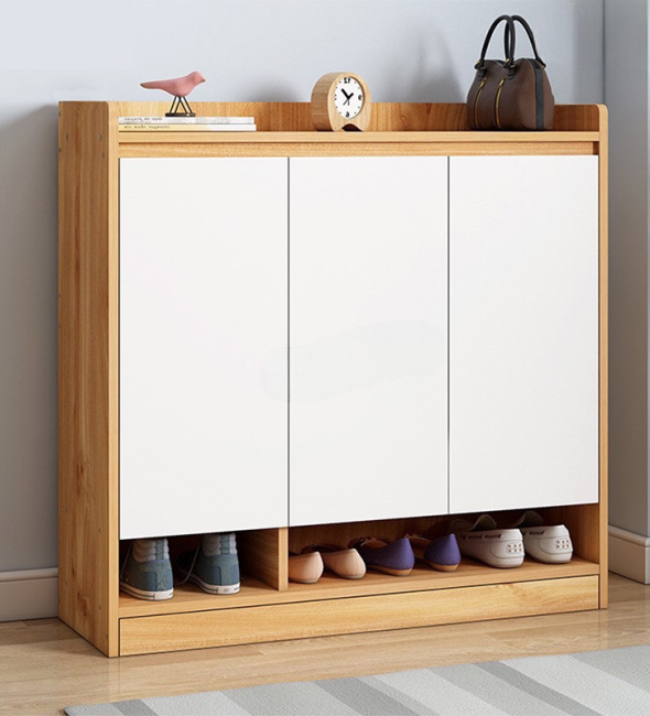 Tủ Giày Dép 3 Cánh Mở Gỗ MDF - KGD8
