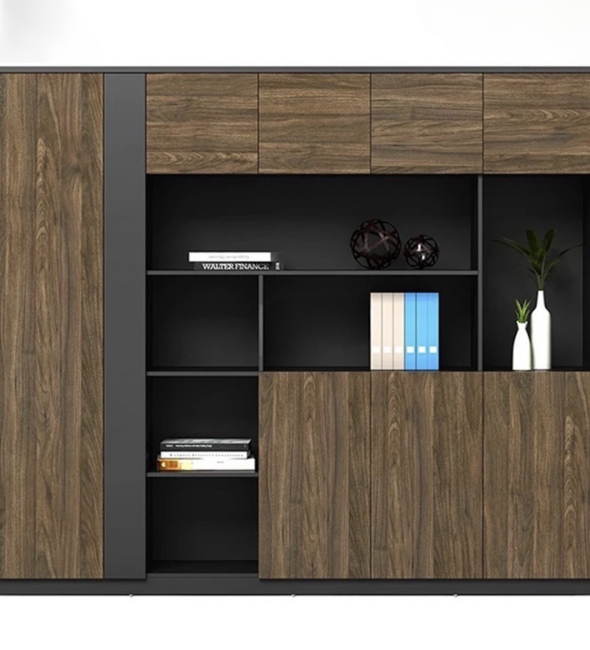 Tủ Tài Liệu Gỗ MDF Đa Năng Phòng Giám Đốc - THS117