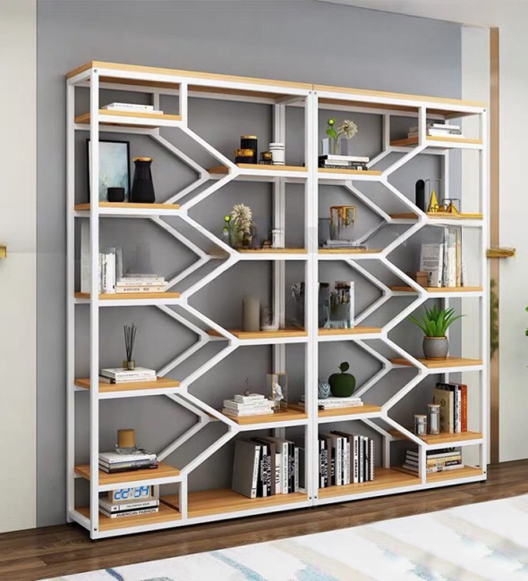 Tủ Văn Phòng Kệ Khung Sắt Độc Đáo - KS24