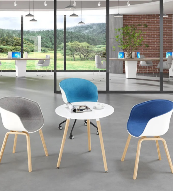 Ghế Cà Phê Tiếp Khách Tựa Lưng Bọc Đệm - CF14