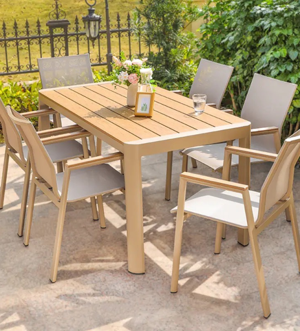 Ghế Sân Vườn Gỗ Polywood - SV17
