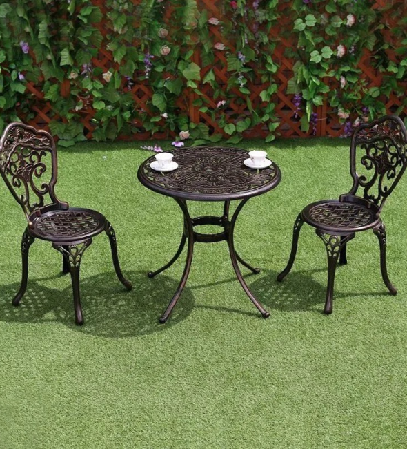 Bộ Bàn Ghế Sân Vườn Nhôm Đúc Cao Cấp - SV30