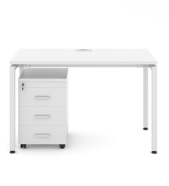 Bàn Làm Việc Văn Phòng Chân Sắt Chân Oval - BLV37