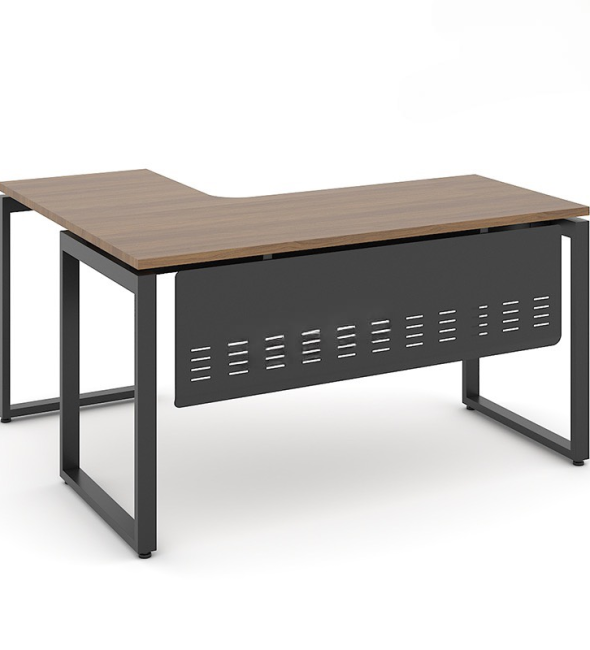 Bàn Làm Việc Góc L Chân Sắt Chữ U- BLV67