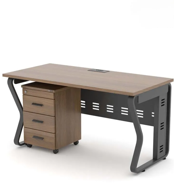 Bàn Làm Việc Gỗ MDF Chân Sắt Uốn - BLV86