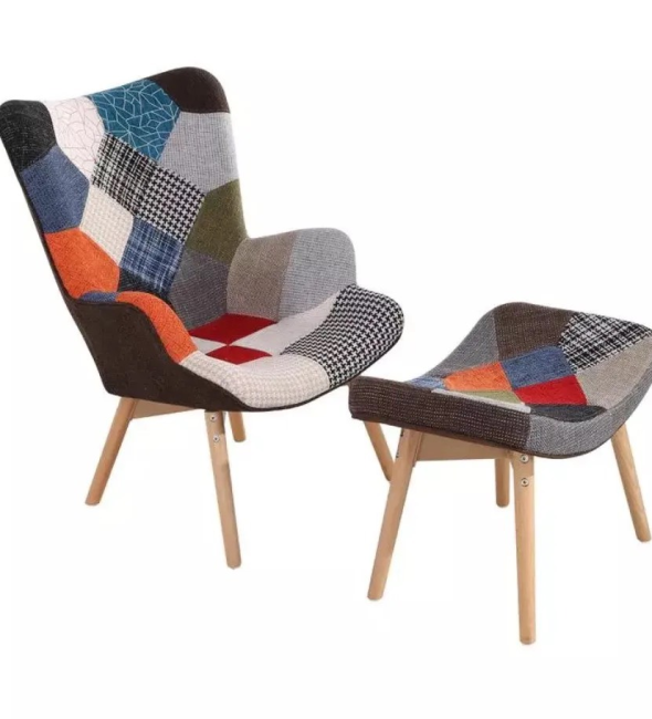 Ghế Eames Bành Thổ Cẩm Thư Giãn - GTG02