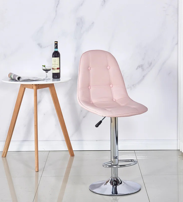Ghế Bar Eames Nệm Da Cúc - QB10