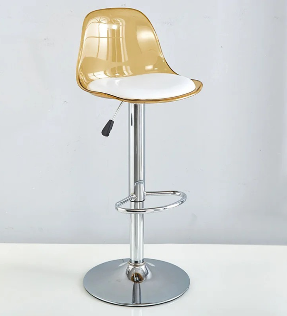Ghế Bar Eames Lưng Trong Suốt - QB32