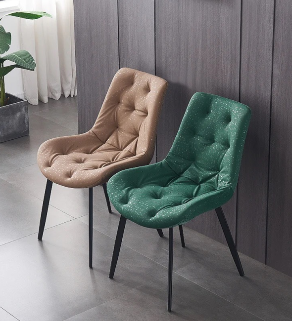 Ghế Ăn POLY Vải Nhung Hiện Đại - GA34