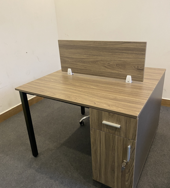 Cụm Bàn Làm Việc Gỗ MDF 2 Người - BC47