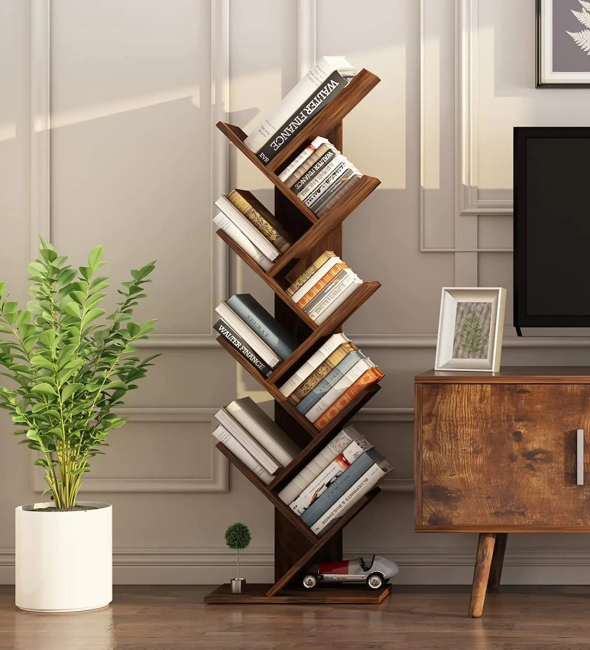 Tủ Văn Phòng Đựng Sách Thiết Kế Xương Cá  - KS37