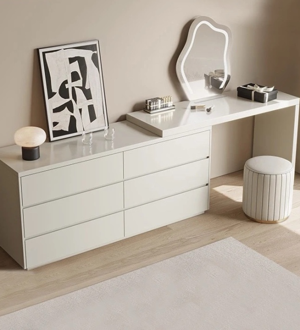 Bàn Trang Điểm Kết Hợp Tủ Trang Trí - BTD19