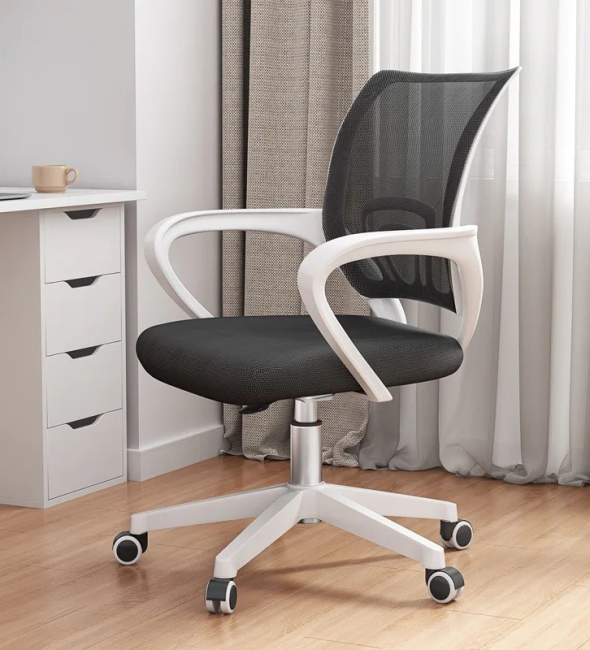 Ghế Xoay Văn Phòng Lưới Khung Trắng - GX73