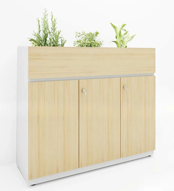 Tủ Tài Liệu Gỗ Văn Phòng Đẹp - THS158