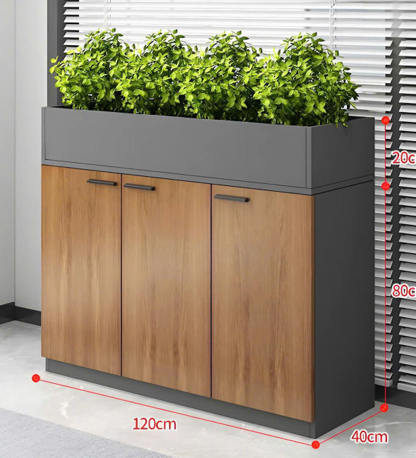 Tủ Tài Liệu Để Cây Trang Trí  - THS160
