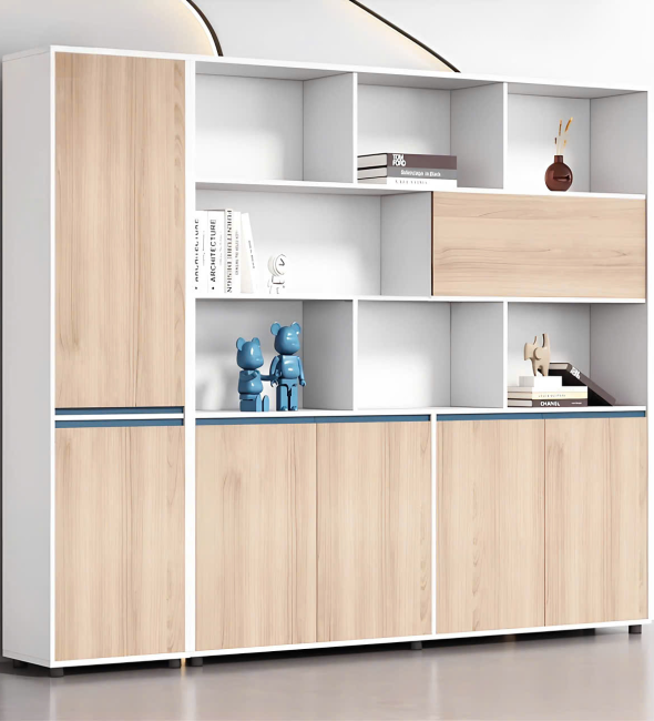 Tủ Tài Liệu Lãnh Đạo Gỗ MDF - THS179