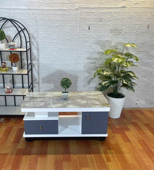 Bàn Trà Sofa Mặt Kính Có Hộc Đa Năng - BT23
