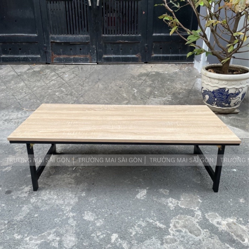Bàn Làm Việc Văn Phòng Ngồi Bệt Chân Sắt U - BLV19