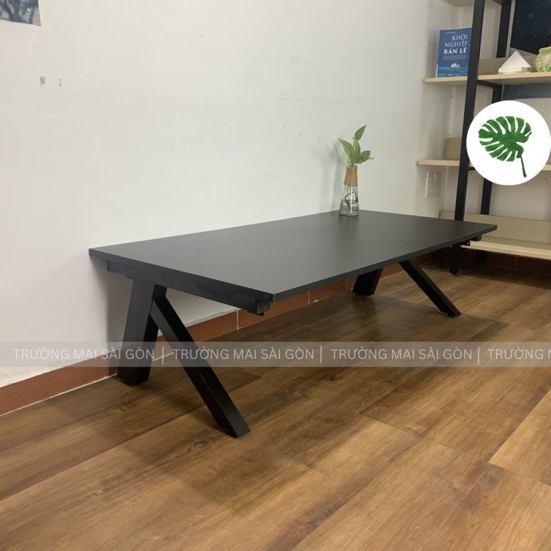 Bàn Làm Việc Văn Phòng Ngồi Bệt Chân Sắt Chữ Y - BLV18