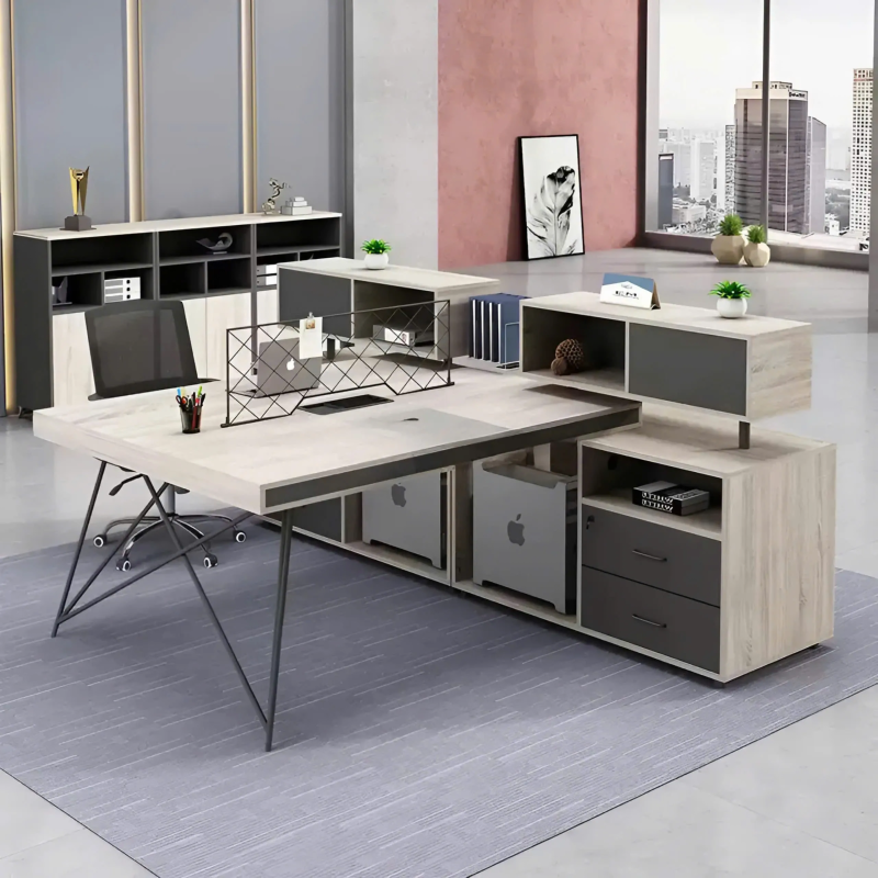 Bàn Cụm Làm Việc 4 Người Tích Hợp Đa Năng - BC58