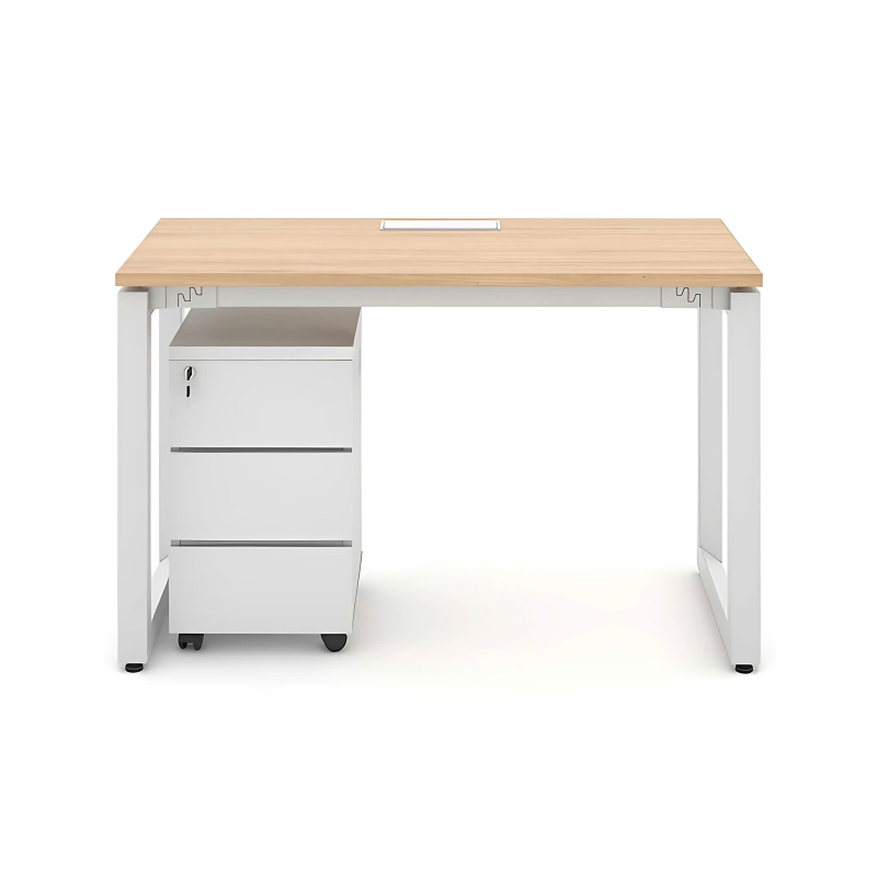 Bàn Làm Việc Chân Sắt U Hiện Đại - BLV123