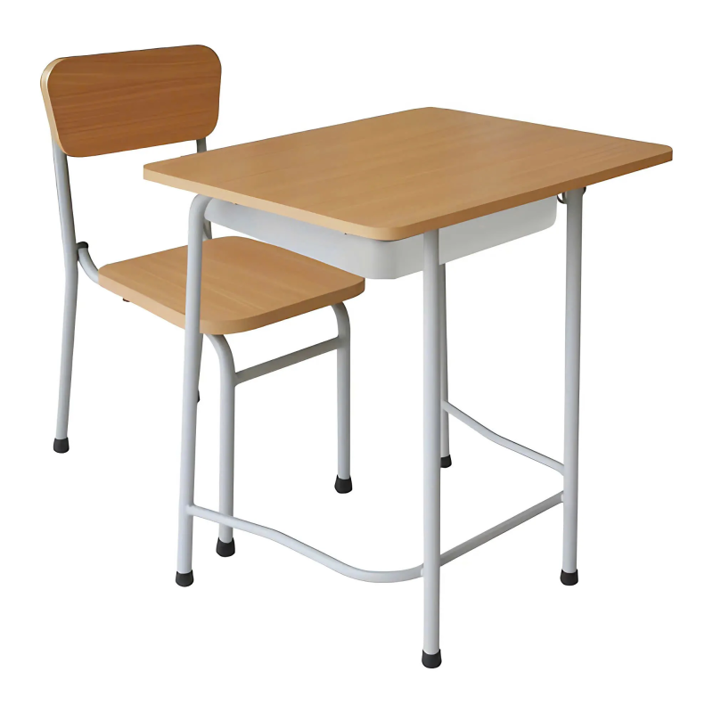 Bàn Ghế Học Sinh Đơn Khung Sắt Cao Cấp - BGHS24
