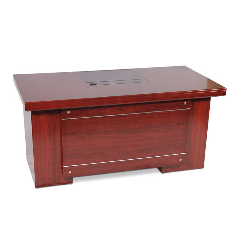 Bàn Giám Đốc 1m6 Sơn PU Có Hộc - BGĐ12