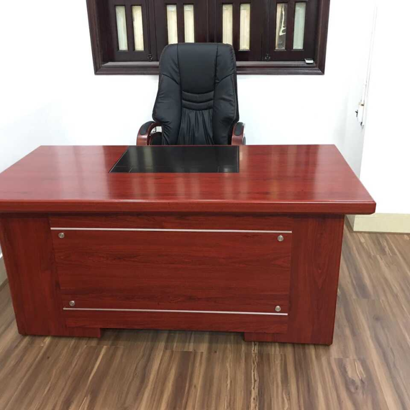 Bàn Giám Đốc 1m6 Sơn PU Có Hộc - BGĐ12