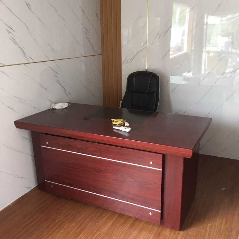Bàn Giám Đốc 1m6 Sơn PU Có Hộc - BGĐ12