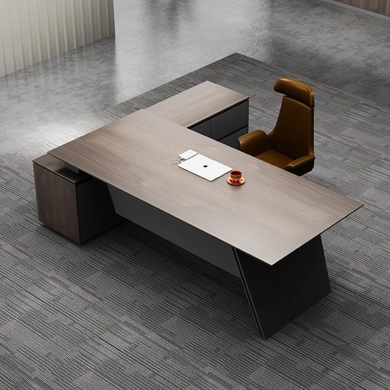 Bàn Giám Đốc Góc L Gỗ MDF Cao Cấp - BGĐ32