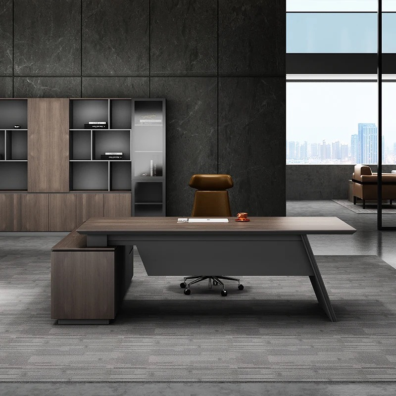 Bàn Giám Đốc Góc L Gỗ MDF Cao Cấp - BGĐ32