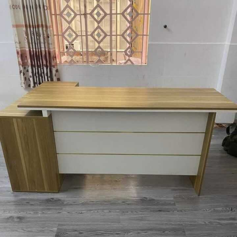 Bàn Giám Đốc Văn Phòng Chữ L Có Tủ Phụ - BGĐ4