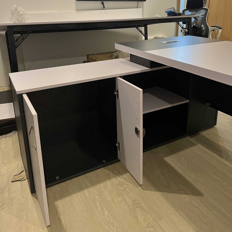 Bàn Giám Đốc Gỗ MDF Góc L 2m - BGĐ2