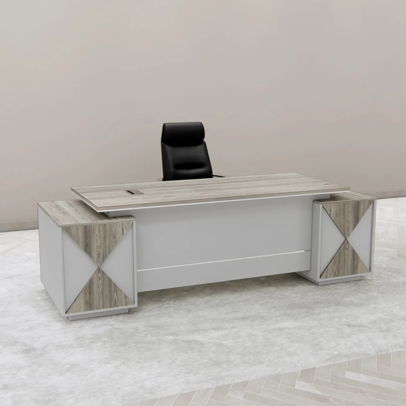 Bàn Giám Đốc Diamond Luxury Gam Màu Sáng – BGĐ106