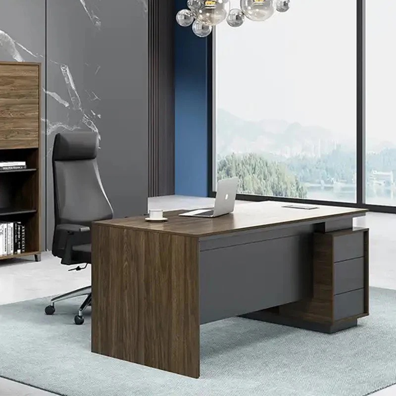 Bàn Giám Đốc Góc L Gỗ MĐF - BGĐ31
