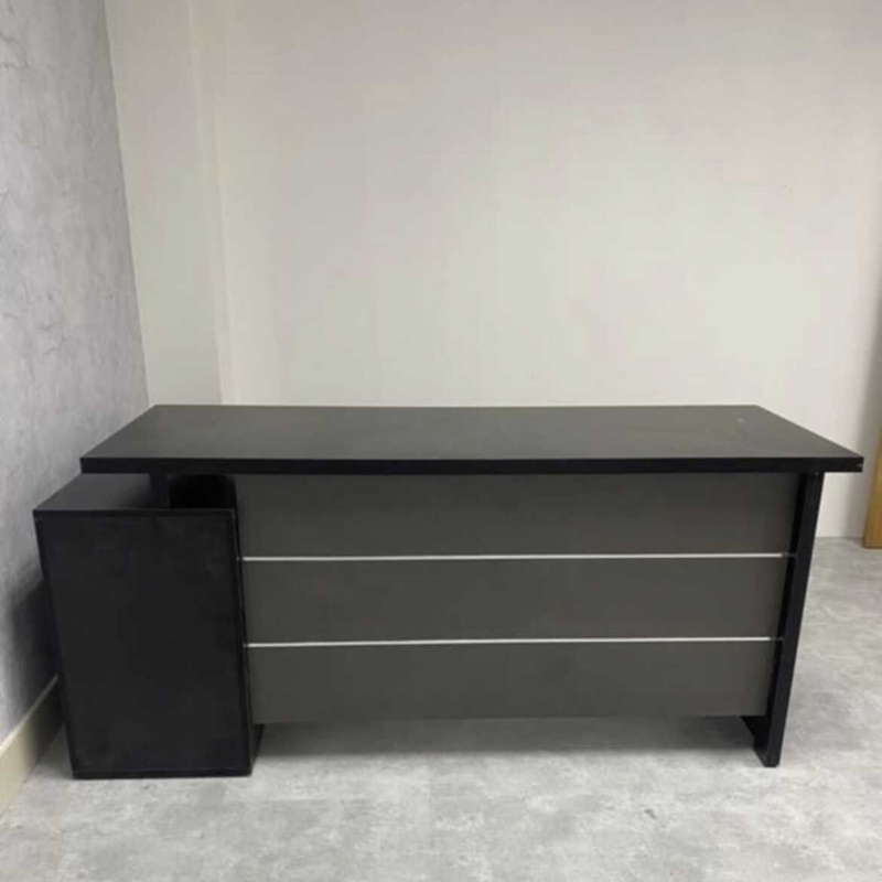 Bàn Giám Đốc Văn Phòng Chữ L Có Tủ Phụ - BGĐ4