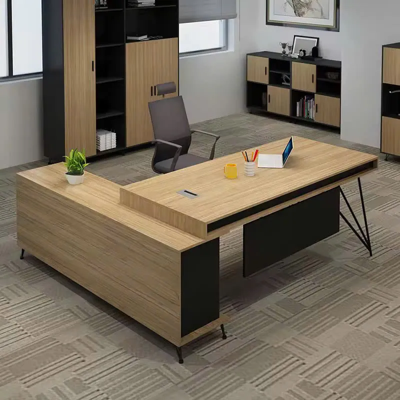 Bàn Giám Đốc Có Yếm Che Lửng Chân Nhập Khẩu - BGĐ90