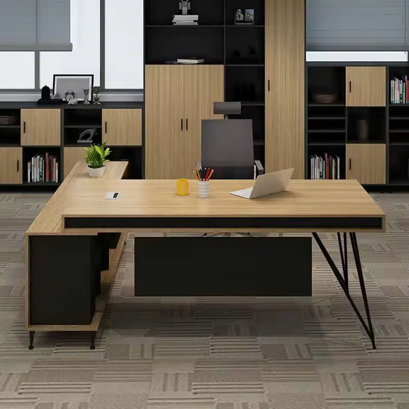 Bàn Giám Đốc Có Yếm Che Lửng Chân Nhập Khẩu - BGĐ90