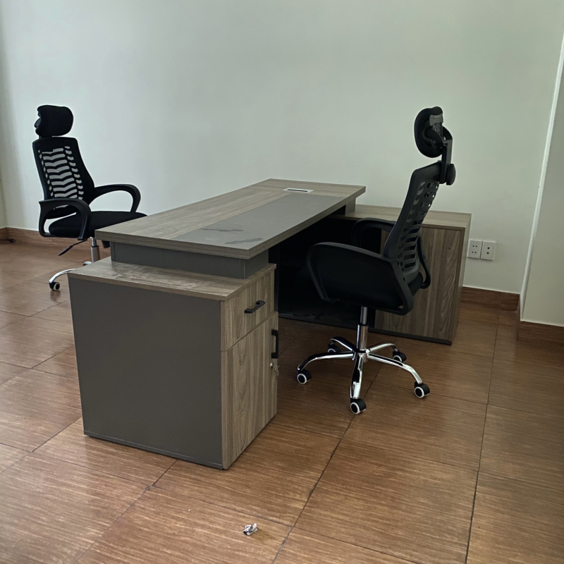 Bàn Giám Đốc Góc L 2 Hộc - BGĐ66