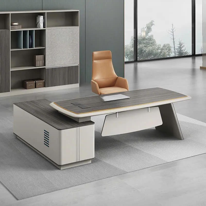 Bàn Giám Đốc Góc L Yếm Lửng Tinh Tế - BGĐ103